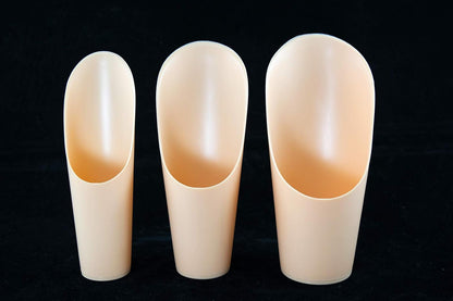 Set of 3 Japanese Plastic Bonsai Soil Scoop - Garden Plants Potting and Mixing Tool