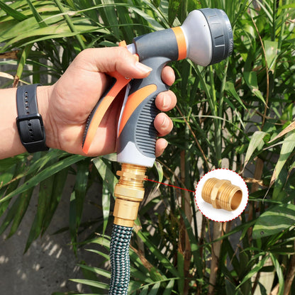 Garden Female to Female Hose Adapter,3/4" GHT Brass Hose Connector