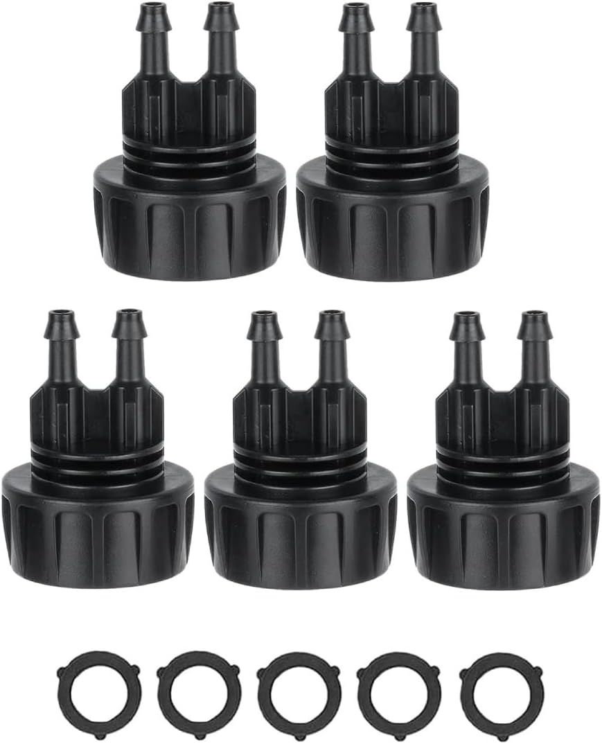 1/4 Inch Drip Irrigation Tubing Faucet Connector 2 Way Y Splitter