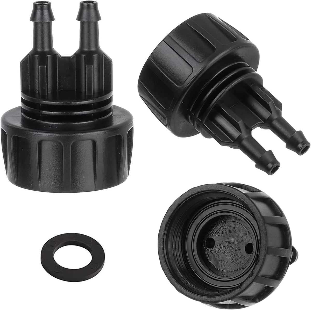 1/4 Inch Drip Irrigation Tubing Faucet Connector 2 Way Y Splitter