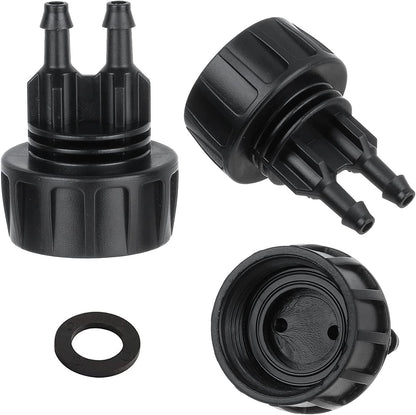1/4 Inch Drip Irrigation Tubing Faucet Connector 2 Way Y Splitter
