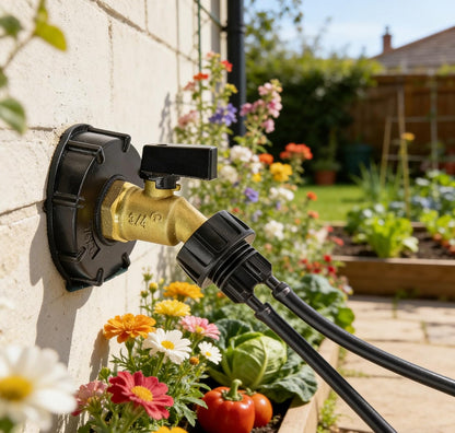 1/4 Inch Drip Irrigation Tubing Faucet Connector 2 Way Y Splitter