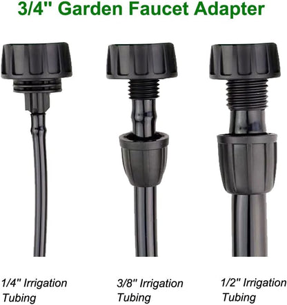 1/4 Inch Drip Irrigation Tubing Faucet Connector 2 Way Y Splitter