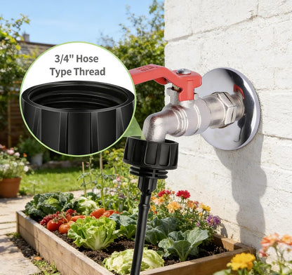 1/4 Inch Drip Irrigation Tubing Faucet Connector 2 Way Y Splitter