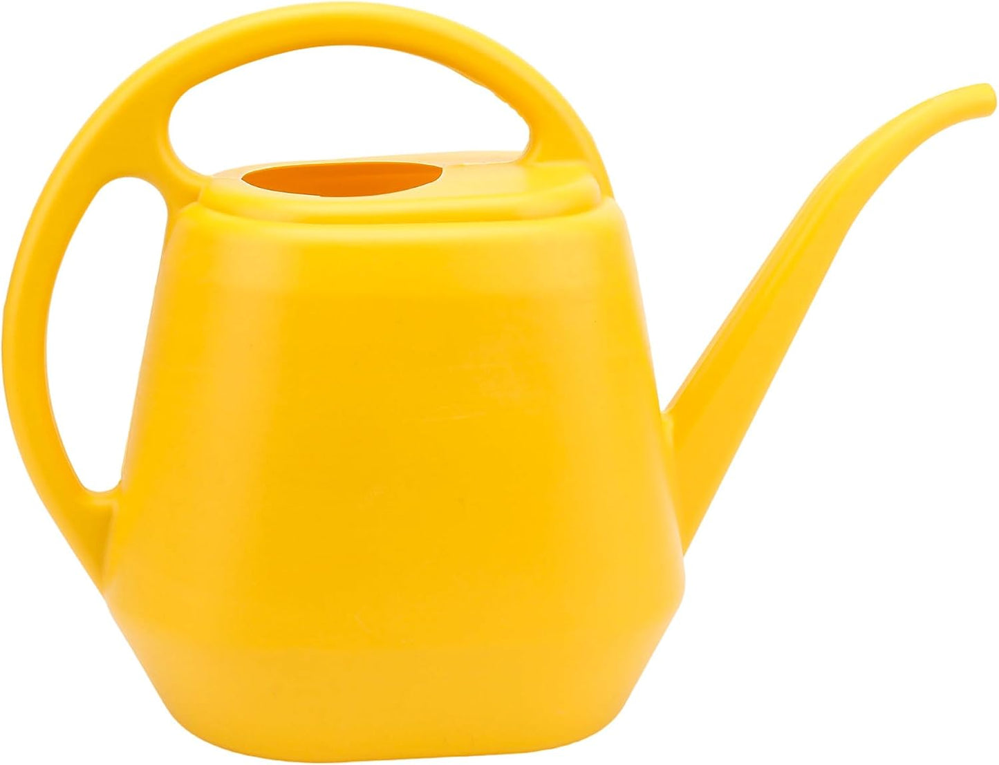 1Gal Yellow Plastic Watering Can Long Spout Indoor Greenhouse Plant