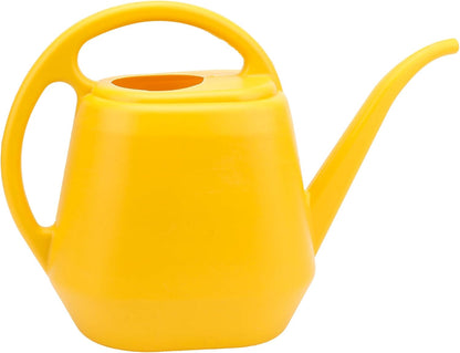 1Gal Yellow Plastic Watering Can Long Spout Indoor Greenhouse Plant