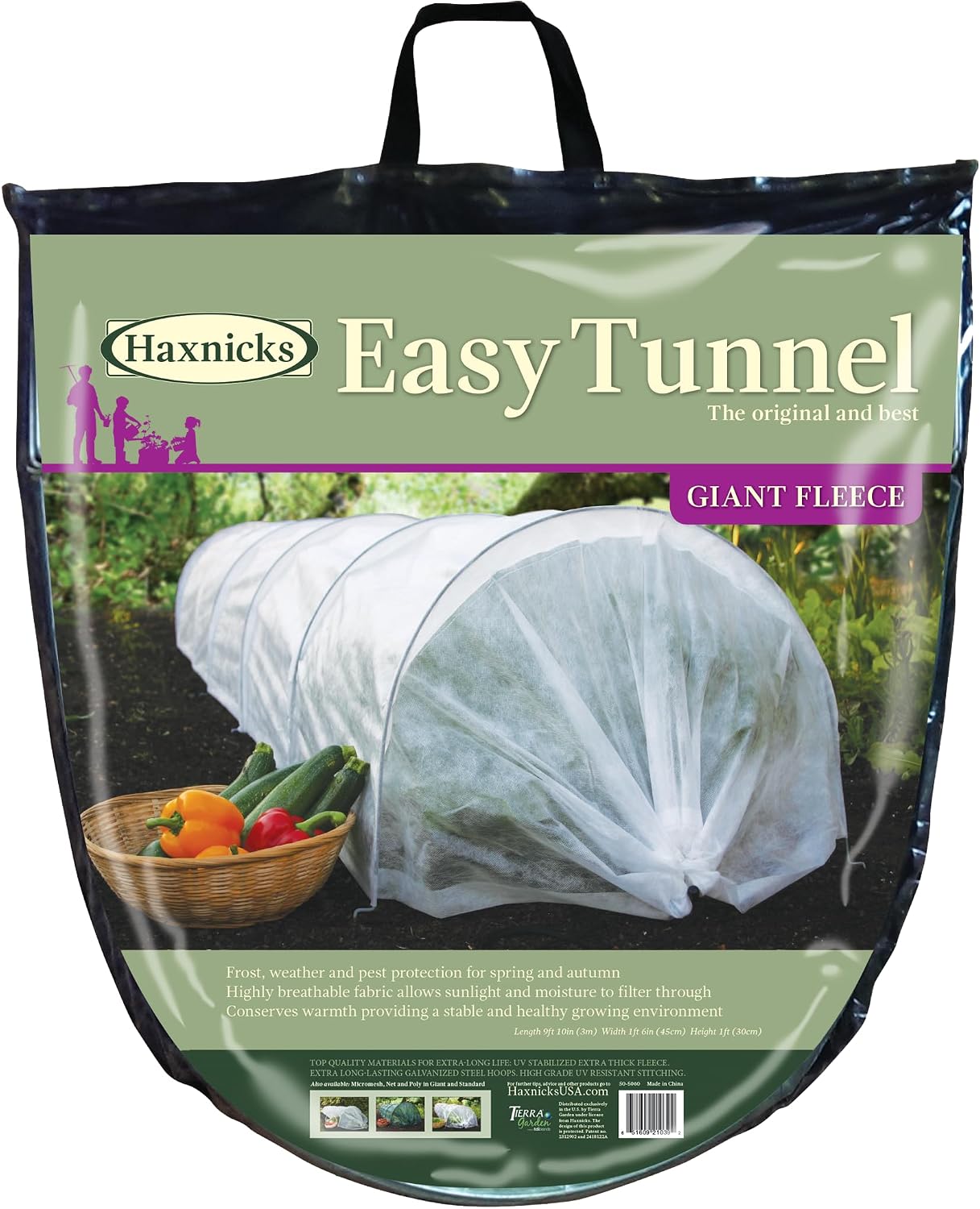 50-5010 Haxnicks Easy Fleece Tunnel Garden Cloche, Giant