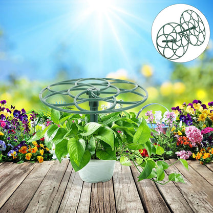 Flower Support Rack 2 Pack Sunflower Cage Lollipop Trellis for Climbing Plants PPE Plant Support Structure 11.02 X 11.02 X 9.84 in Easy Install Garden Plant Shape Rack
