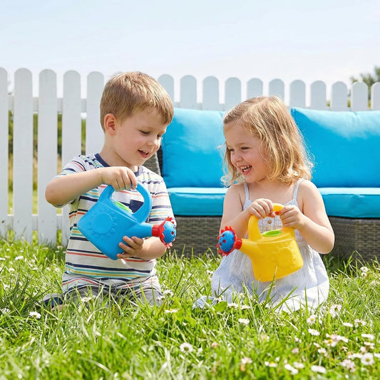 Chicken Watering can Toys for Kids Bath and Outdoor Play Early Educational Small Watering Pot for Home and School 2-Pack Small Plastic Water Sprinkler can