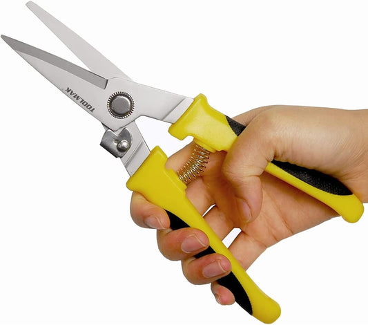 8 Inch Aviation Tin Snips, Heavy Duty Metal Cutter