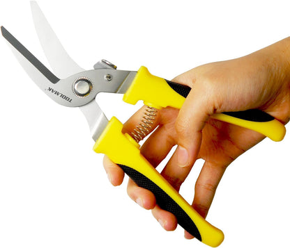 8 Inch Aviation Tin Snips, Heavy Duty Metal Cutter