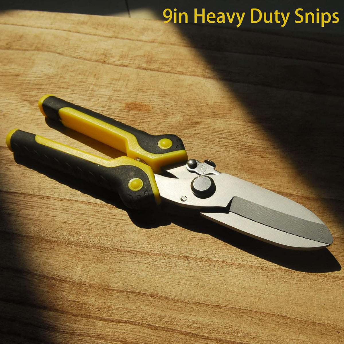 8 Inch Aviation Tin Snips, Heavy Duty Metal Cutter