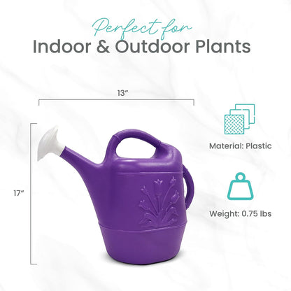 Union Products 63066 2 Gallon Indoor/Outdoor Watering Can, Caribbean Blue
