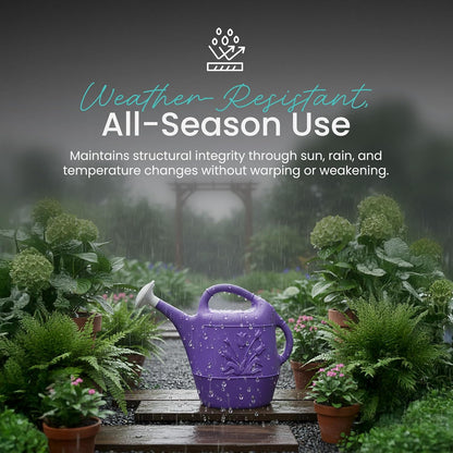 Union Products 63066 2 Gallon Indoor/Outdoor Watering Can, Caribbean Blue