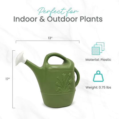Union Products 63066 2 Gallon Indoor/Outdoor Watering Can, Caribbean Blue