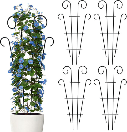 Thealyn 4 Pack 23 Inch Plant Trellis for Potted Plants