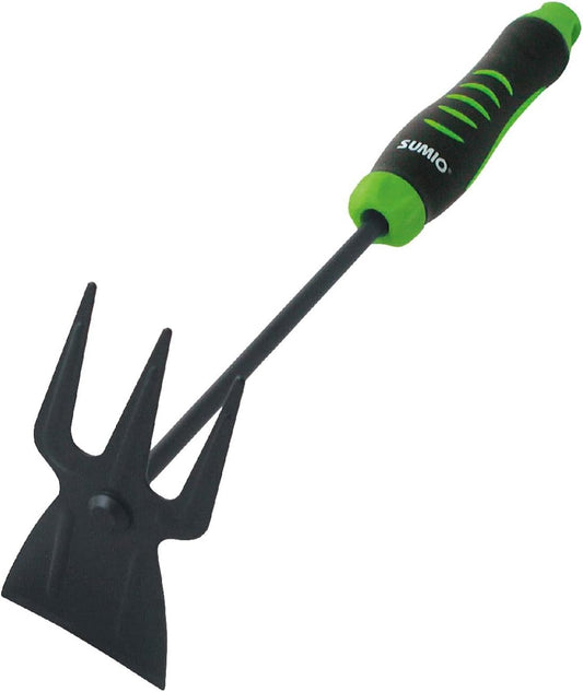 13.7" Alloy Steel Hoe and Cultivator - Lightweight Hand Tiller for Weeding, Digging, Loosening Soil, and Cultivation