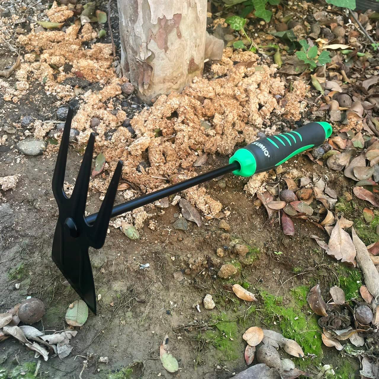 13.7" Alloy Steel Hoe and Cultivator - Lightweight Hand Tiller for Weeding, Digging, Loosening Soil, and Cultivation
