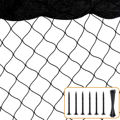 Bird Netting for Chicken Coop, 25'x50' with 2.4" Square Mesh