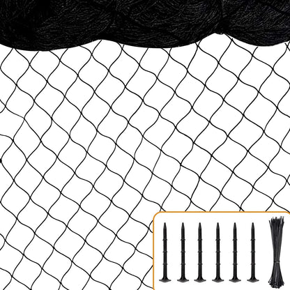 Bird Netting for Chicken Coop, 25'x50' with 2.4" Square Mesh