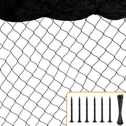 Bird Netting for Chicken Coop, 25'x50' with 2.4" Square Mesh