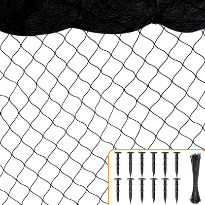 Bird Netting for Chicken Coop, 25'x50' with 2.4" Square Mesh