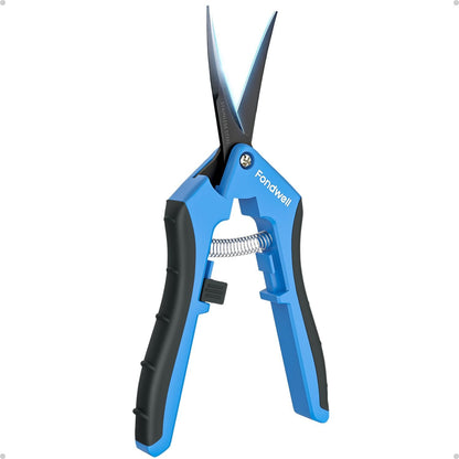 6.5" Precision Pruning Shears for Gardening Bud Trimming Scissors