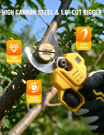 8”/ 10” Electric Pole Saw, Pruning Shears, Pole Hedge Trimmer, Grass Shears Combo, Extendable Garden Tools for Outdoor & Yard Use, Cordless Tree Pruner, Branch Cutter, Compatible with Dewalt Battery