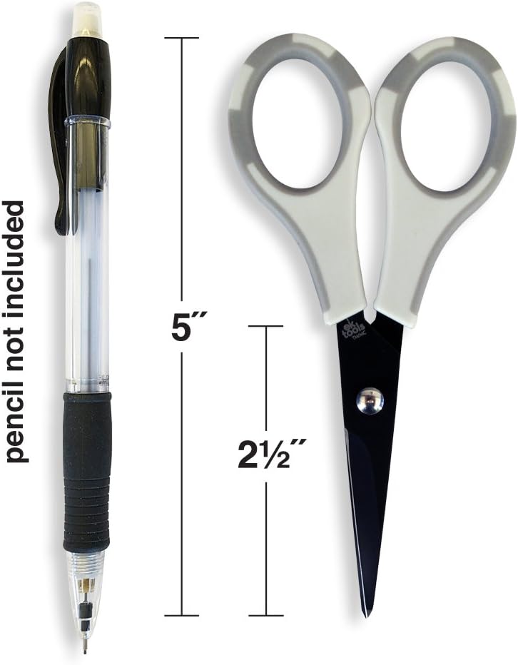 Precision Scissors, Small, 3.14 x 11.52 x 23.59 cm, Multicolor
