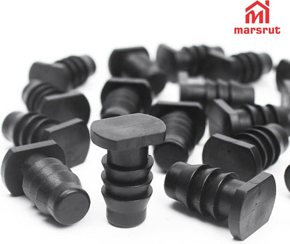 20pcs Soaker Hose End Cap, 3/8 Inch (9.525mm) Plug Fittings for Drip Irrigation Agricultural Water Sealing Garden System Bore Capillary Line Goof, Tubing Connector Closure Fits 8.5-10mm Inner Pipe