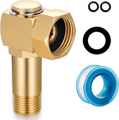 Garden Hose Reel Parts Fittings Swivel Elbow Connector Garden Hose Swivel Reel Replacement Parts Brass Replacement Part Swivel Adapter(2 PCS)