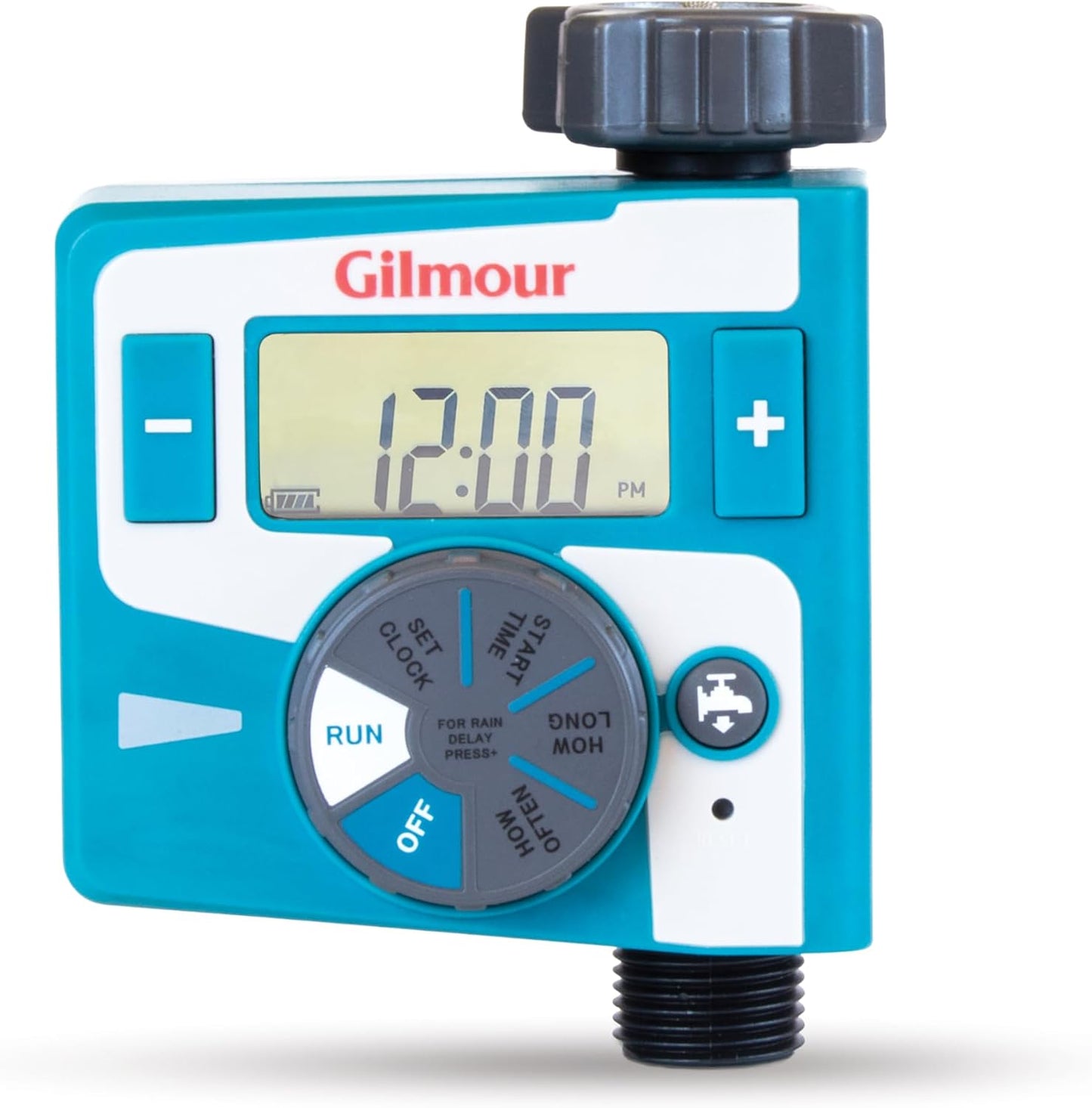 Single Outlet Electronic Water Timer for Garden Hose, Irrigation Timer for Sprinklers and Drip Lines, Blue