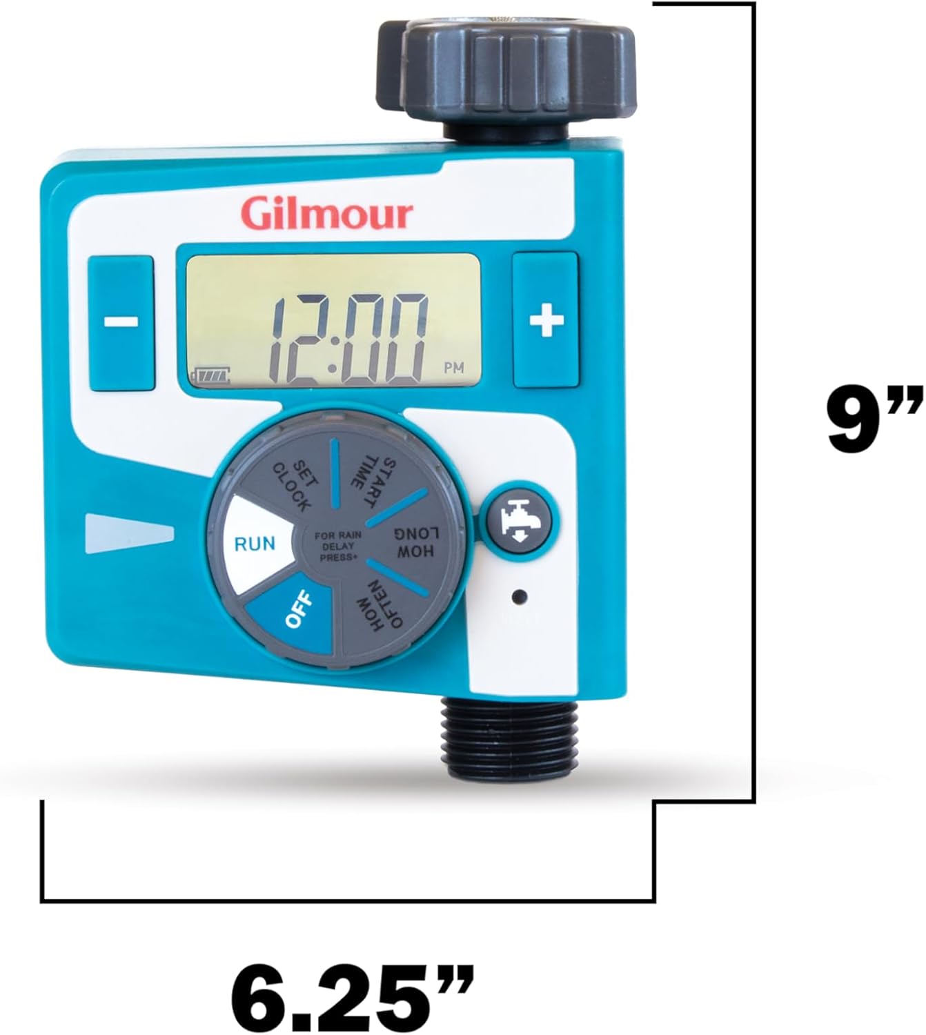 Single Outlet Electronic Water Timer for Garden Hose, Irrigation Timer for Sprinklers and Drip Lines, Blue