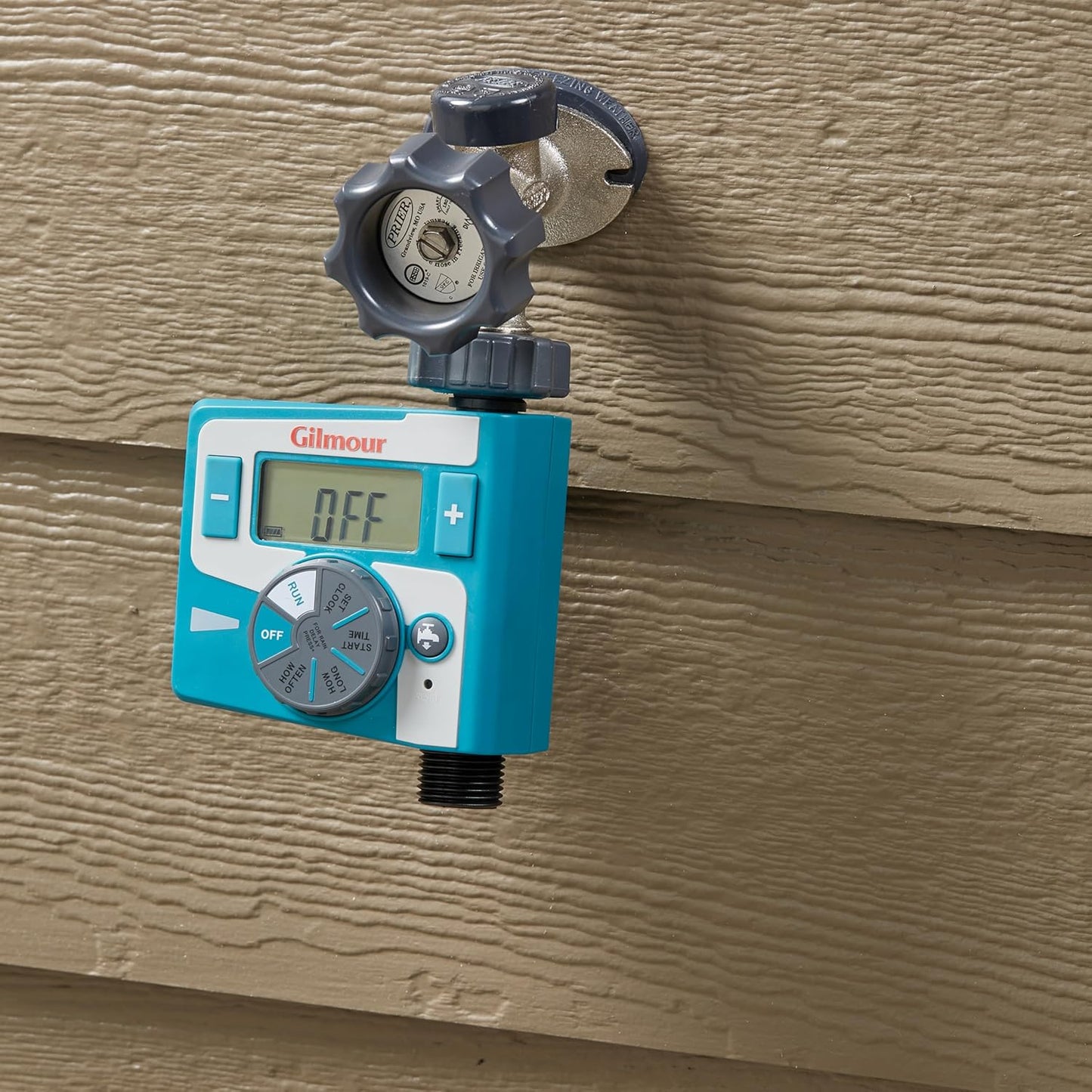 Single Outlet Electronic Water Timer for Garden Hose, Irrigation Timer for Sprinklers and Drip Lines, Blue