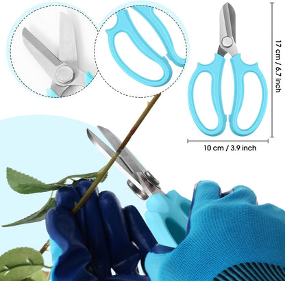 Gardening Gifts for Women, Floral Arrangement Kit,Blue