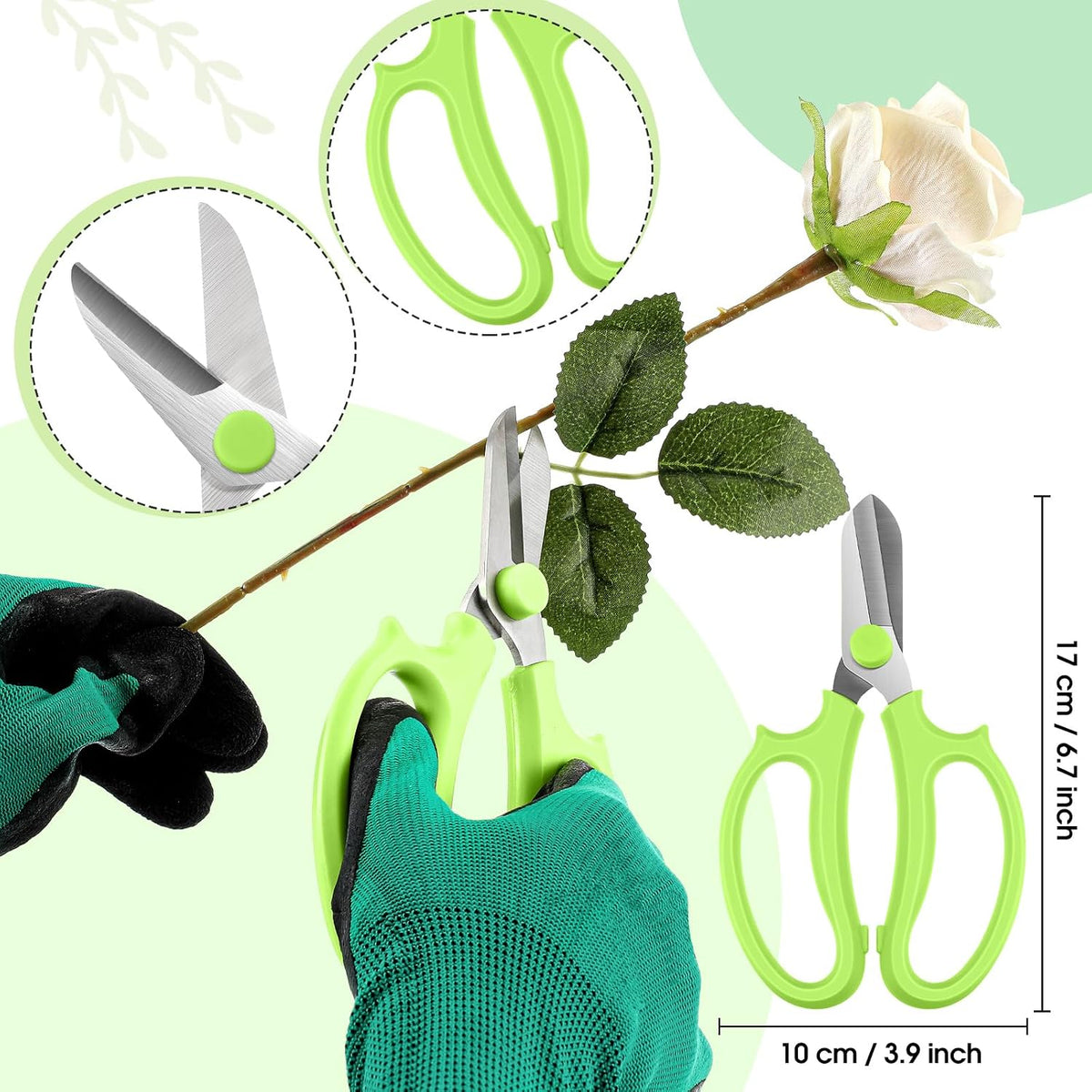 Gardening Gifts for Women, Floral Arrangement Kit,Blue