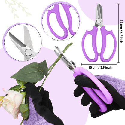 Gardening Gifts for Women, Floral Arrangement Kit,Blue