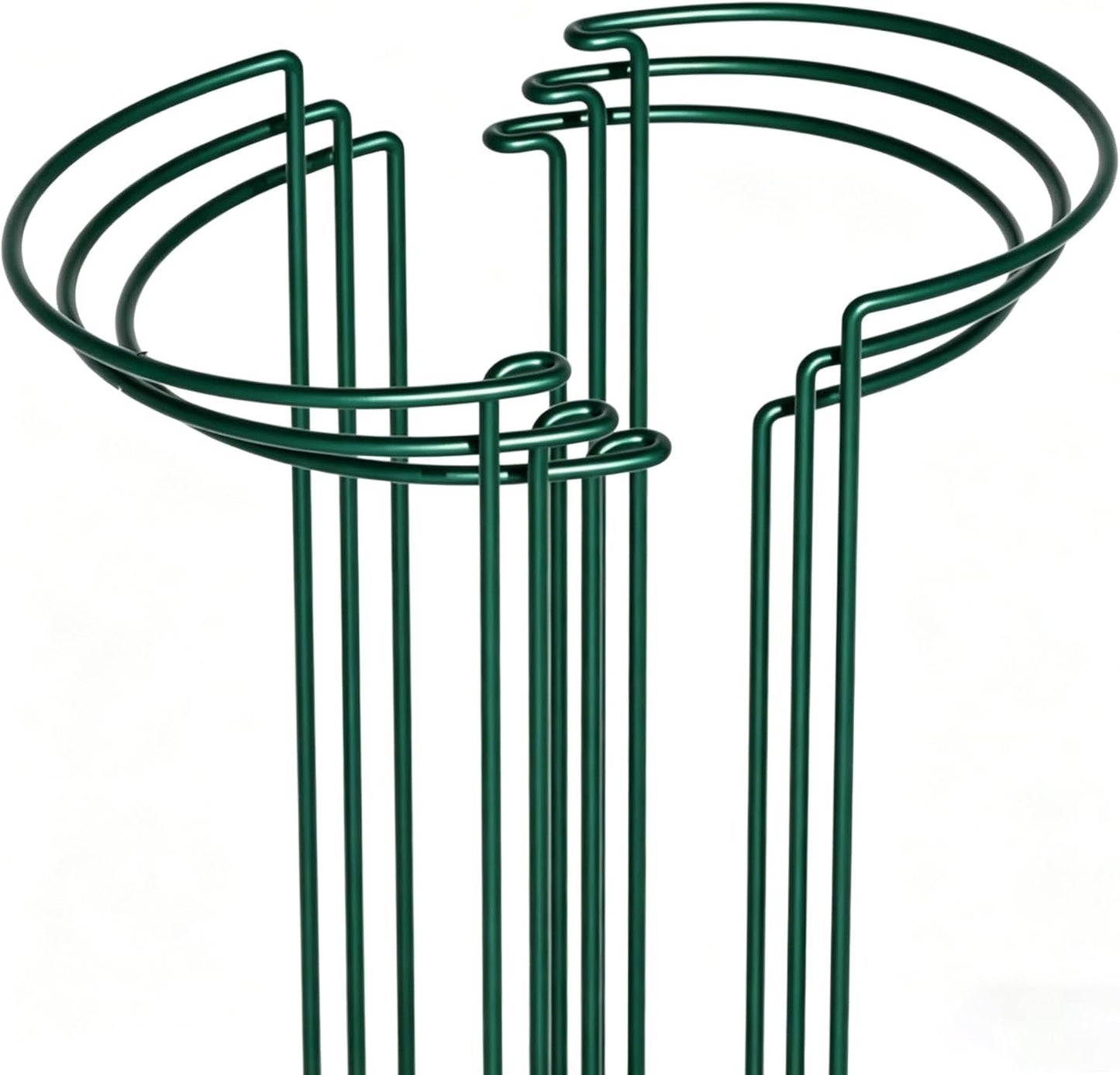 6 Pack Peony Cages and Supports, 10" (W) x 24"(H) Plant Support, Rust-Proof Metal Plant Support Stakes for Outdoor&Indoor Plants