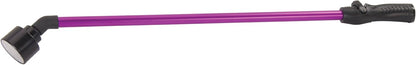 Rain Wand with One Touch Thumb Valve – Gentle Full Flow Shower Head Watering Wand for Garden Hose, Aluminum Construction – 16 Inch – Green