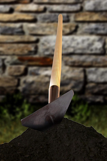 Rogue Scuffle Hoe high Grade Tempered Steel 60-inch Wooden Handle 6 inch Wide Triangle Head Sharp on All 3 Sides Handmade Sturdy Built (1)