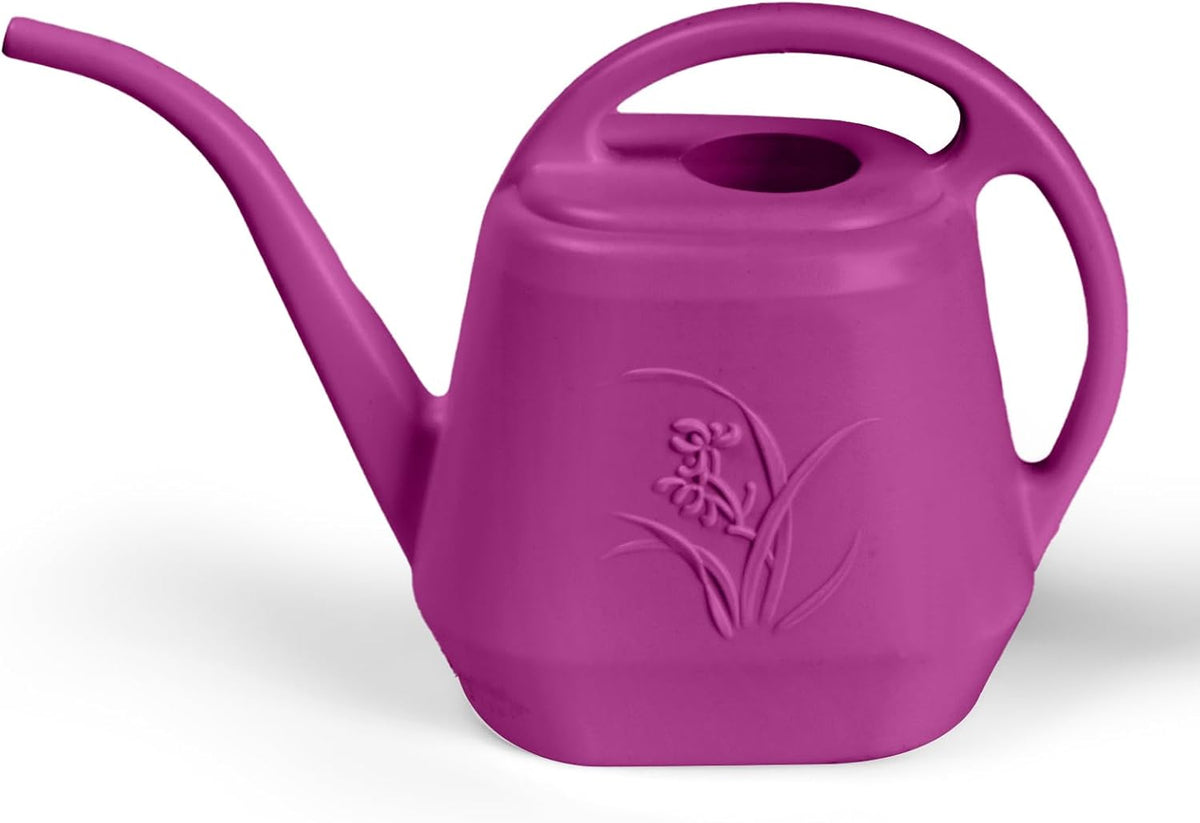 Hand Watering Can - for Home Plant Garden - 1/2 Gallon - Blue