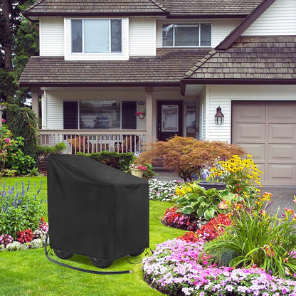 Outdoor Garden Hose Reel Cart Cover Waterproof-37.8x23.6x36in