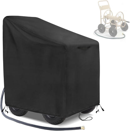 Outdoor Garden Hose Reel Cart Cover Waterproof-37.8x23.6x36in