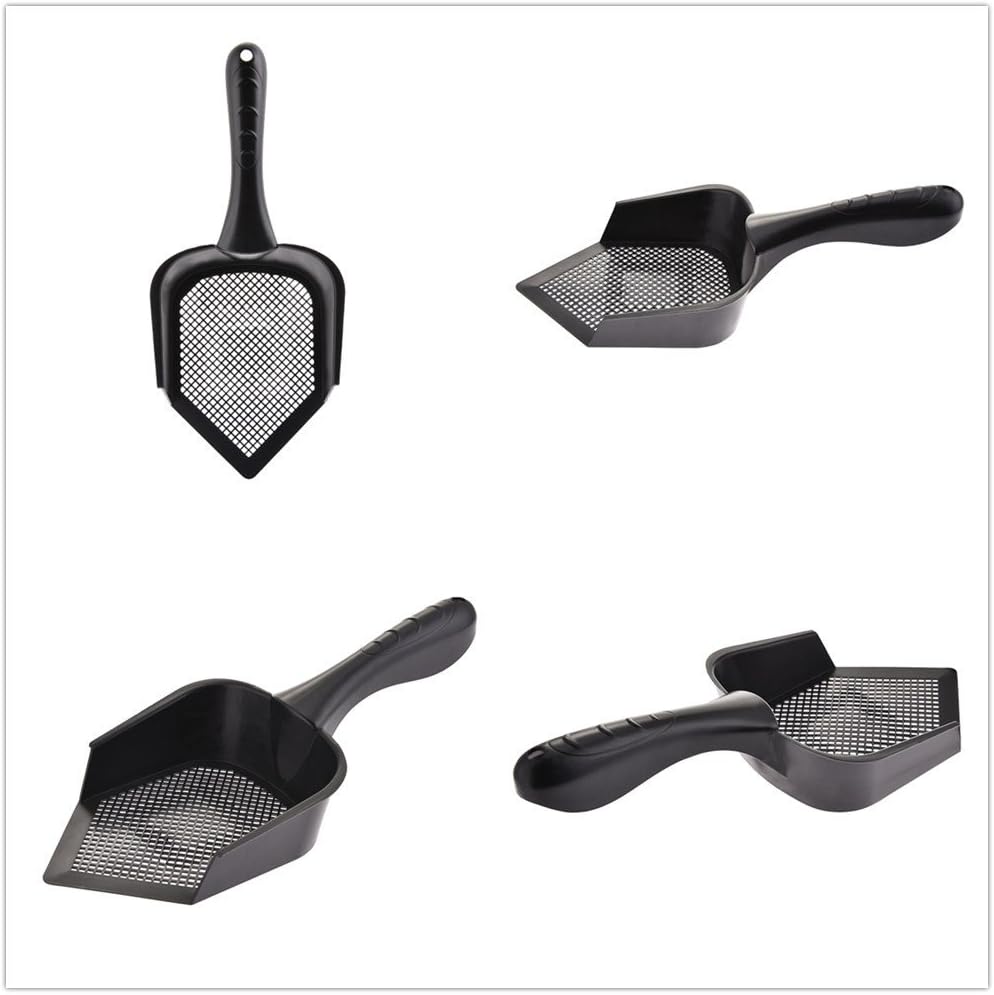 Cat Litter Scoop,Kitty Pet Shovel Scoop Reptile Terrarium Bedding Litter Cleaner Scoop For Cat Tortoise Snake,Hole:2.5mm Suitable For Very Fine Cat Litter