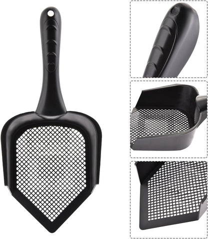 Cat Litter Scoop,Kitty Pet Shovel Scoop Reptile Terrarium Bedding Litter Cleaner Scoop For Cat Tortoise Snake,Hole:2.5mm Suitable For Very Fine Cat Litter