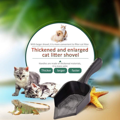 Cat Litter Scoop,Kitty Pet Shovel Scoop Reptile Terrarium Bedding Litter Cleaner Scoop For Cat Tortoise Snake,Hole:2.5mm Suitable For Very Fine Cat Litter