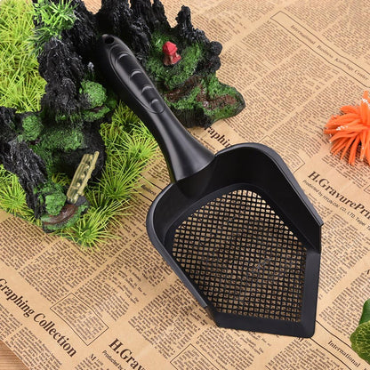 Cat Litter Scoop,Kitty Pet Shovel Scoop Reptile Terrarium Bedding Litter Cleaner Scoop For Cat Tortoise Snake,Hole:2.5mm Suitable For Very Fine Cat Litter