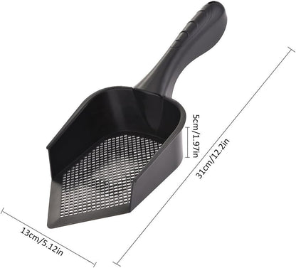 Cat Litter Scoop,Kitty Pet Shovel Scoop Reptile Terrarium Bedding Litter Cleaner Scoop For Cat Tortoise Snake,Hole:2.5mm Suitable For Very Fine Cat Litter