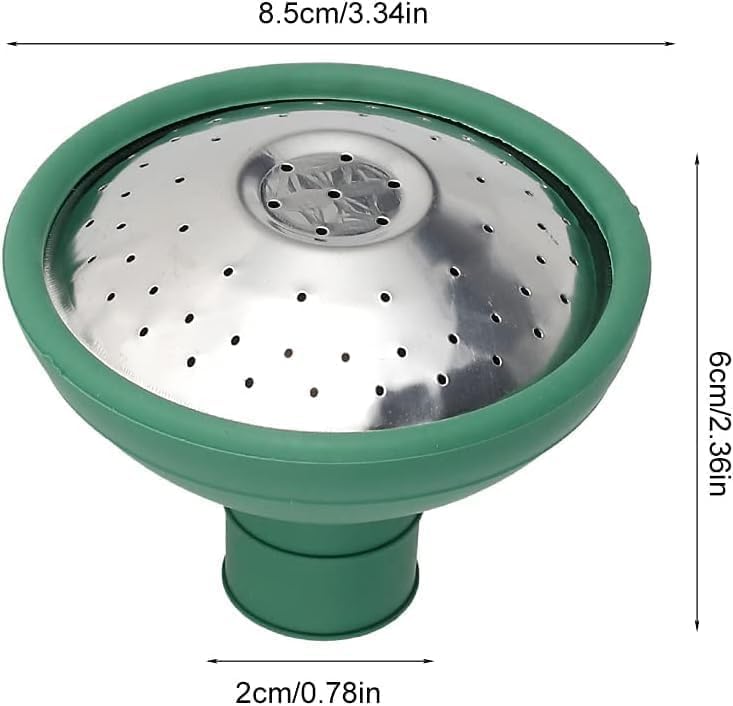 Green Universal Garden Watering Can Rose Head Water Sprinkler Sprayer Fit All Watering Can Rose Spout Cover Nozzle Replacement Garden Tool Gardening Equipment Watering Cans House Plant Flower