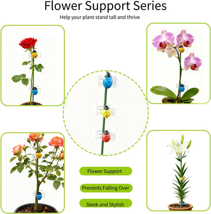 16.5Inch Plant Support Stakes 10Pcs for Garden Plants and Flower